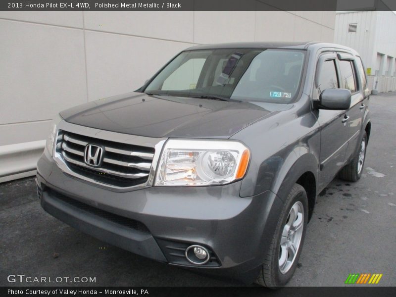 Polished Metal Metallic / Black 2013 Honda Pilot EX-L 4WD