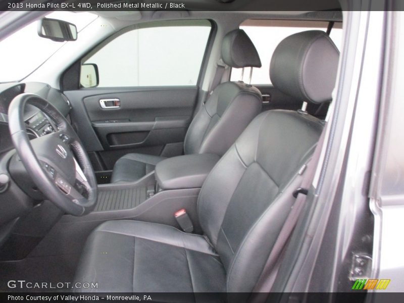 Polished Metal Metallic / Black 2013 Honda Pilot EX-L 4WD