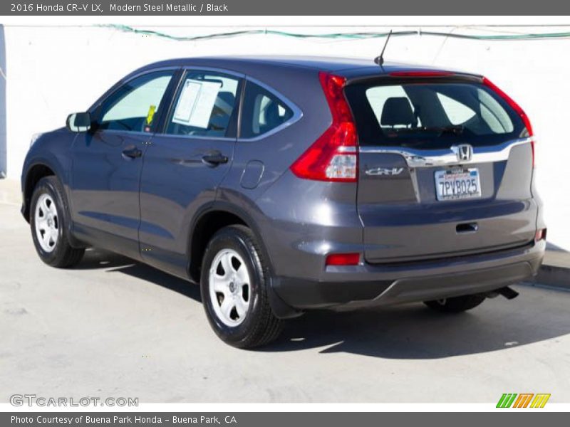 Modern Steel Metallic / Black 2016 Honda CR-V LX