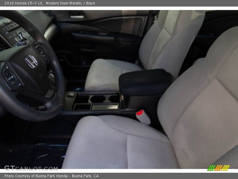 Modern Steel Metallic / Black 2016 Honda CR-V LX