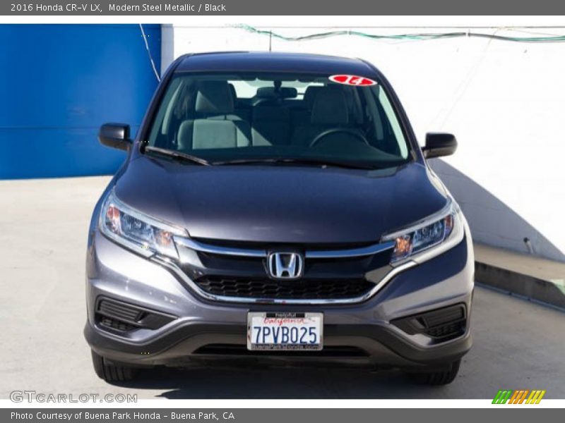 Modern Steel Metallic / Black 2016 Honda CR-V LX