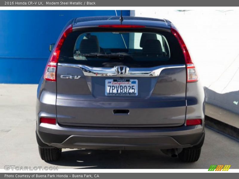 Modern Steel Metallic / Black 2016 Honda CR-V LX