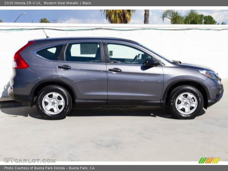 Modern Steel Metallic / Black 2016 Honda CR-V LX
