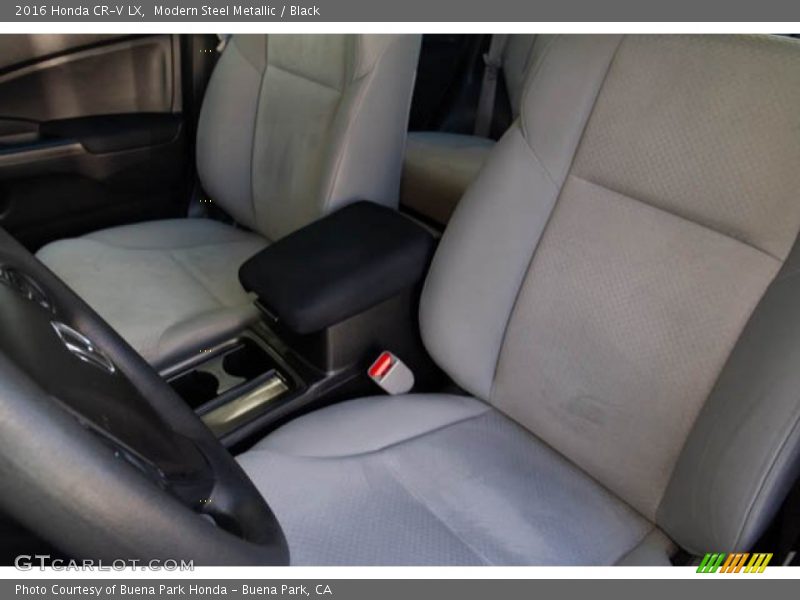 Modern Steel Metallic / Black 2016 Honda CR-V LX