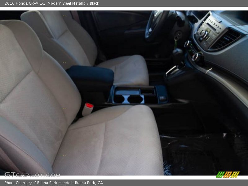 Modern Steel Metallic / Black 2016 Honda CR-V LX