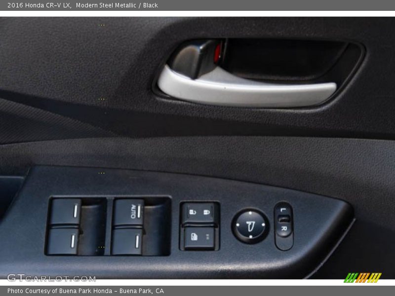 Modern Steel Metallic / Black 2016 Honda CR-V LX
