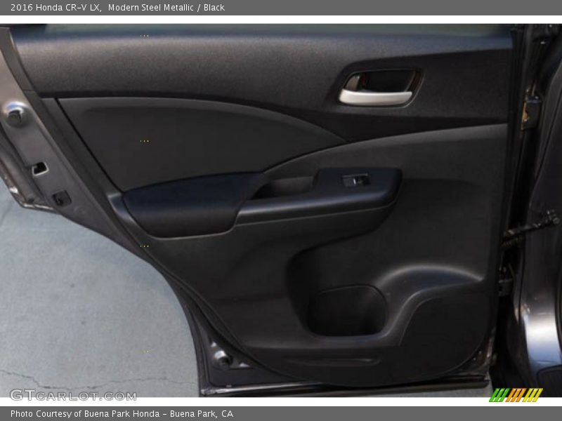 Modern Steel Metallic / Black 2016 Honda CR-V LX