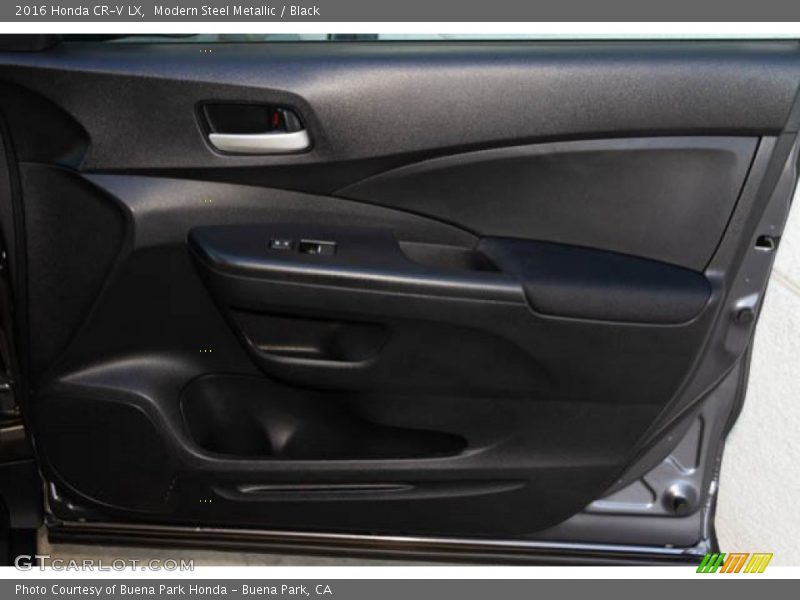 Modern Steel Metallic / Black 2016 Honda CR-V LX