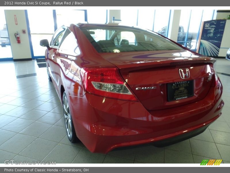 Rallye Red / Black 2012 Honda Civic Si Coupe