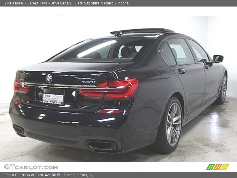 Black Sapphire Metallic / Mocha 2018 BMW 7 Series 740i xDrive Sedan