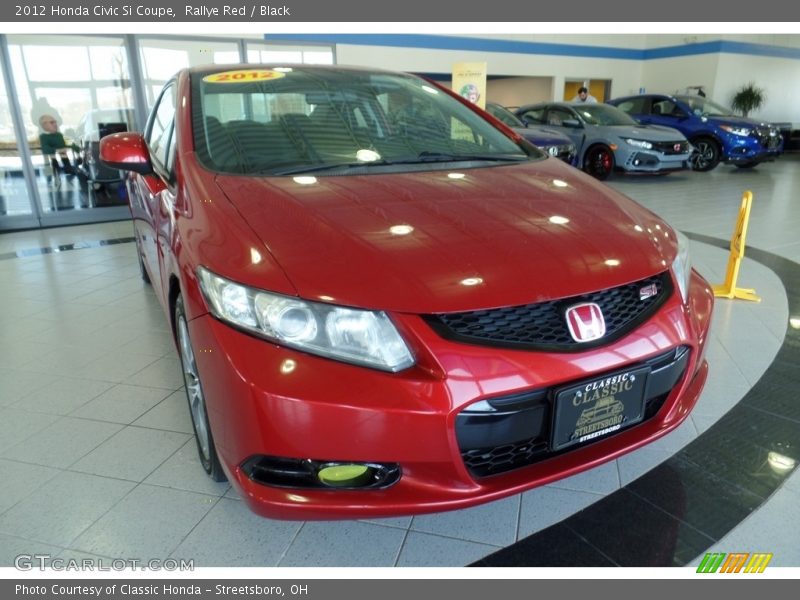 Rallye Red / Black 2012 Honda Civic Si Coupe