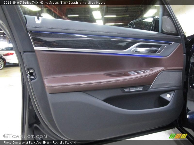 Black Sapphire Metallic / Mocha 2018 BMW 7 Series 740i xDrive Sedan