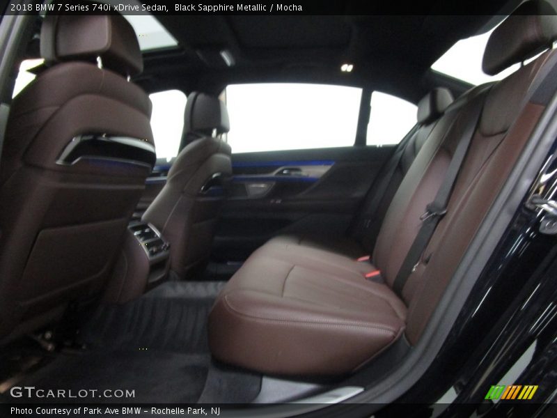 Black Sapphire Metallic / Mocha 2018 BMW 7 Series 740i xDrive Sedan