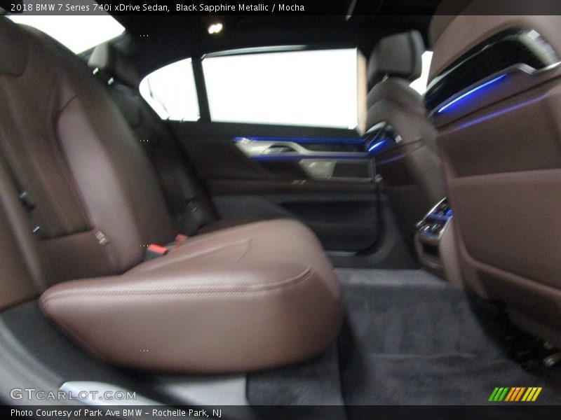 Black Sapphire Metallic / Mocha 2018 BMW 7 Series 740i xDrive Sedan