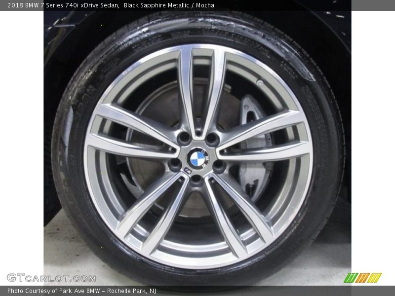 Black Sapphire Metallic / Mocha 2018 BMW 7 Series 740i xDrive Sedan