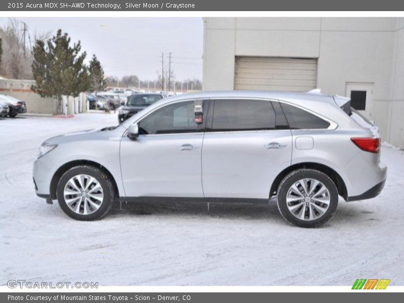 Silver Moon / Graystone 2015 Acura MDX SH-AWD Technology