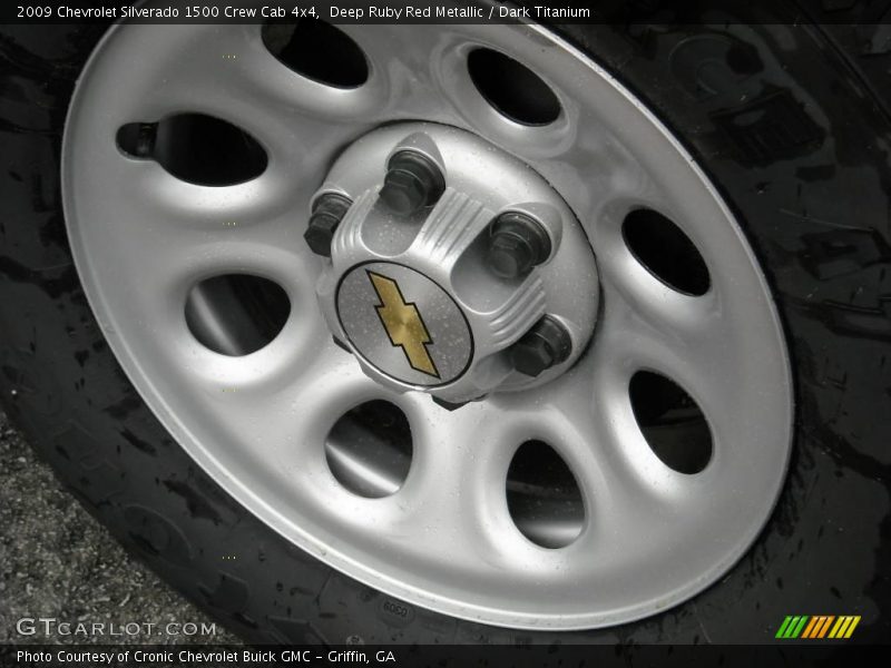 Deep Ruby Red Metallic / Dark Titanium 2009 Chevrolet Silverado 1500 Crew Cab 4x4