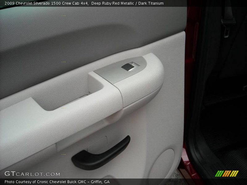 Deep Ruby Red Metallic / Dark Titanium 2009 Chevrolet Silverado 1500 Crew Cab 4x4