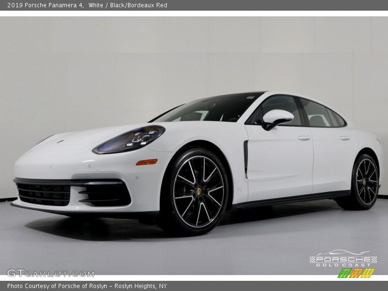 White / Black/Bordeaux Red 2019 Porsche Panamera 4