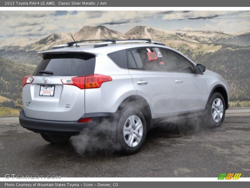 Classic Silver Metallic / Ash 2013 Toyota RAV4 LE AWD