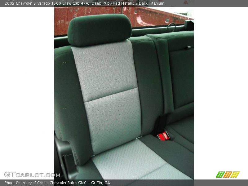 Deep Ruby Red Metallic / Dark Titanium 2009 Chevrolet Silverado 1500 Crew Cab 4x4