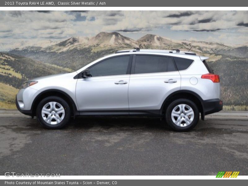 Classic Silver Metallic / Ash 2013 Toyota RAV4 LE AWD