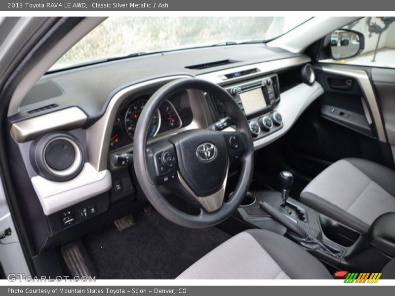 Classic Silver Metallic / Ash 2013 Toyota RAV4 LE AWD