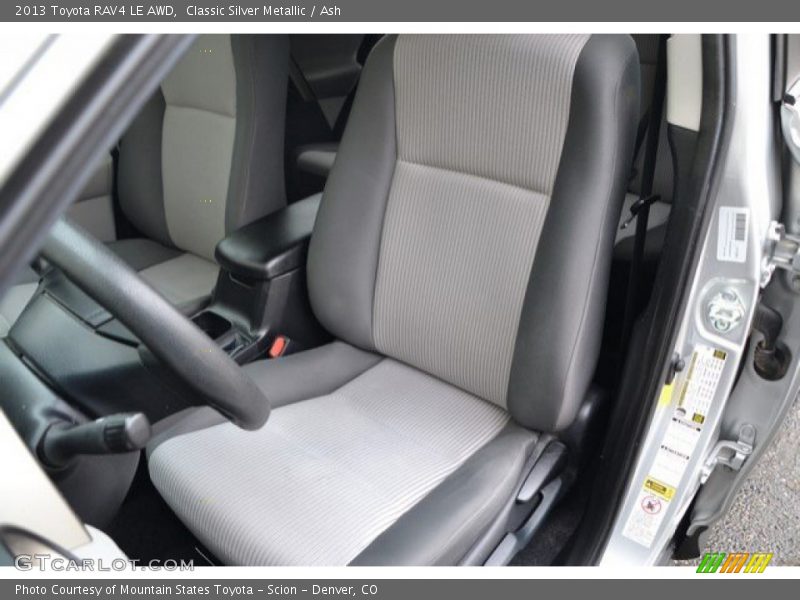 Classic Silver Metallic / Ash 2013 Toyota RAV4 LE AWD