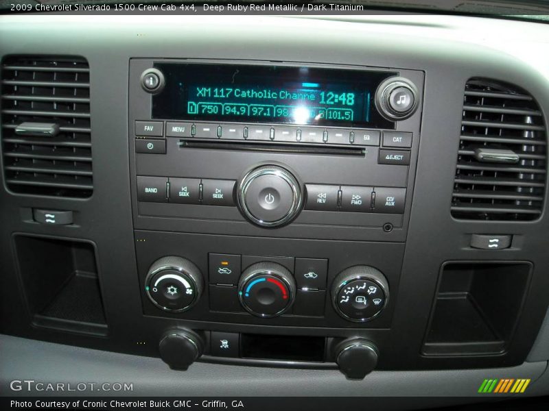 Deep Ruby Red Metallic / Dark Titanium 2009 Chevrolet Silverado 1500 Crew Cab 4x4