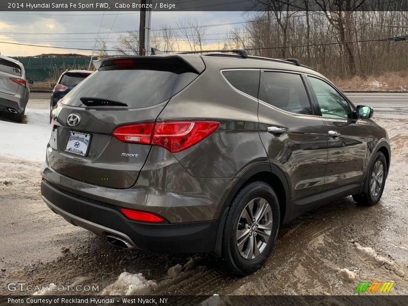 Cabo Bronze / Beige 2014 Hyundai Santa Fe Sport FWD