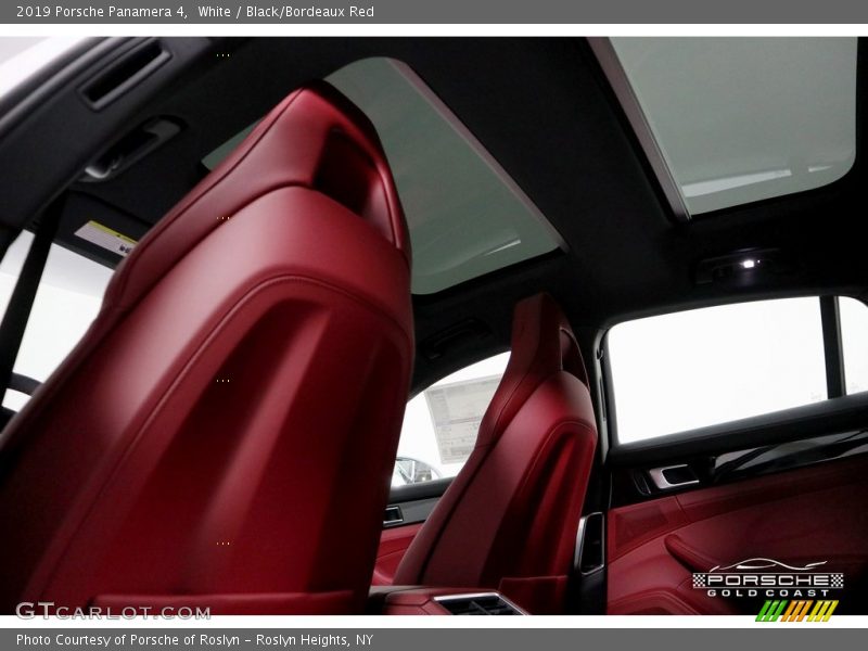 White / Black/Bordeaux Red 2019 Porsche Panamera 4