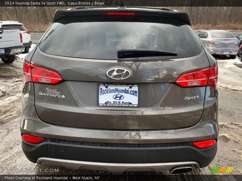 Cabo Bronze / Beige 2014 Hyundai Santa Fe Sport FWD