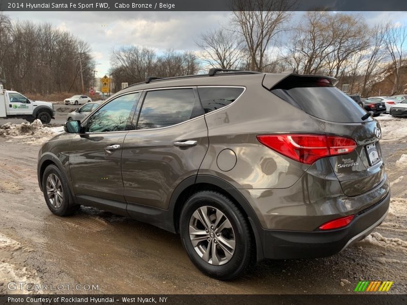 Cabo Bronze / Beige 2014 Hyundai Santa Fe Sport FWD