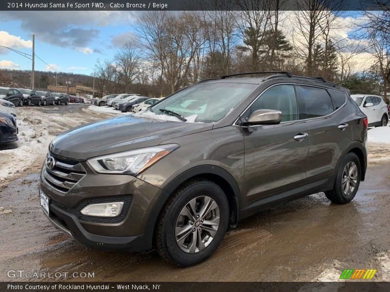 Cabo Bronze / Beige 2014 Hyundai Santa Fe Sport FWD