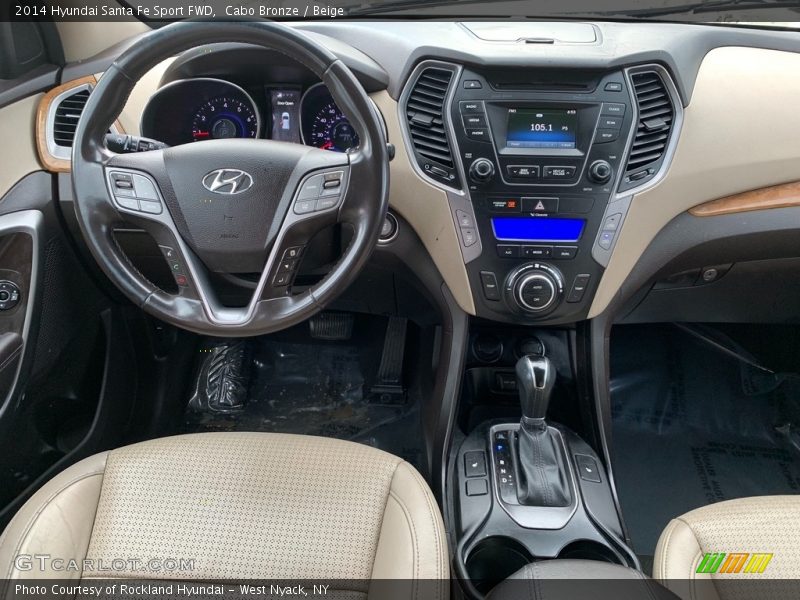 Cabo Bronze / Beige 2014 Hyundai Santa Fe Sport FWD
