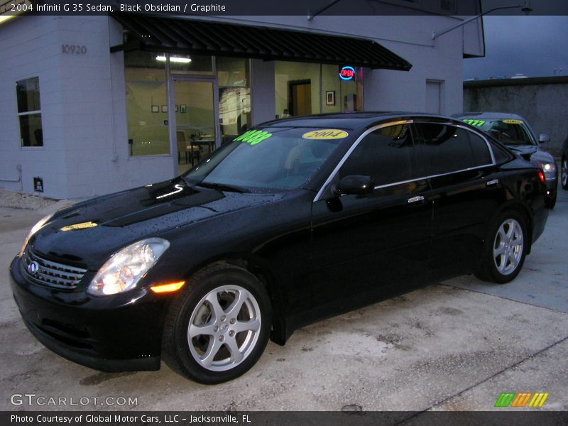 Black Obsidian / Graphite 2004 Infiniti G 35 Sedan