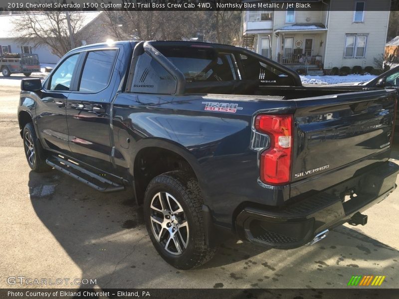 Northsky Blue Metallic / Jet Black 2019 Chevrolet Silverado 1500 Custom Z71 Trail Boss Crew Cab 4WD