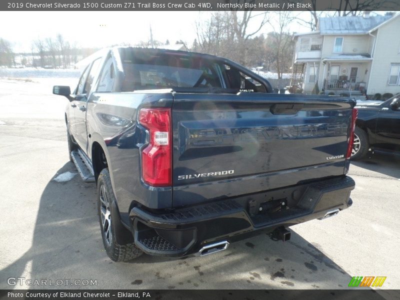 Northsky Blue Metallic / Jet Black 2019 Chevrolet Silverado 1500 Custom Z71 Trail Boss Crew Cab 4WD