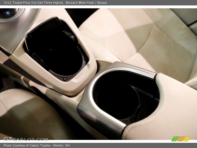 Blizzard White Pearl / Bisque 2012 Toyota Prius 3rd Gen Three Hybrid