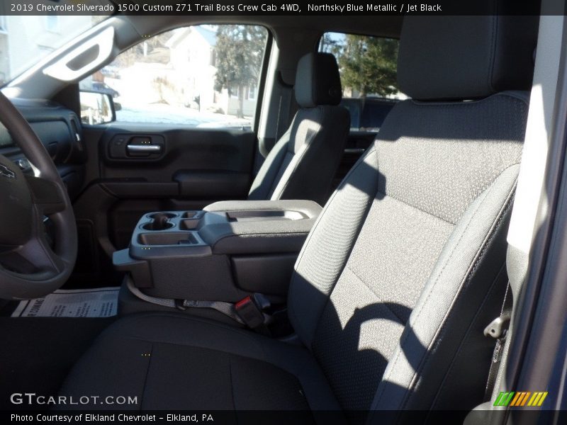 Northsky Blue Metallic / Jet Black 2019 Chevrolet Silverado 1500 Custom Z71 Trail Boss Crew Cab 4WD