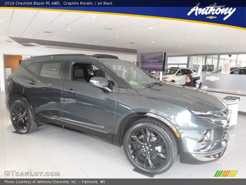 Graphite Metallic / Jet Black 2019 Chevrolet Blazer RS AWD