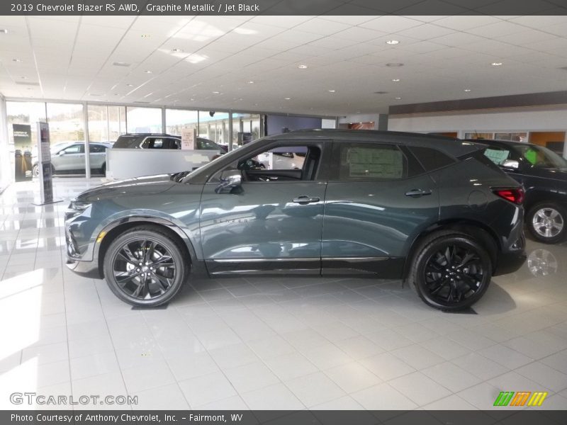 Graphite Metallic / Jet Black 2019 Chevrolet Blazer RS AWD