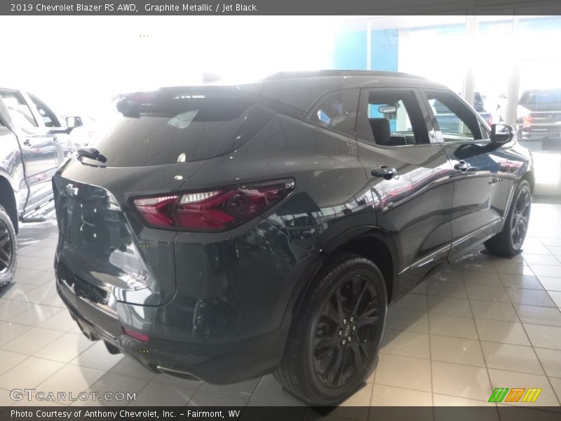 Graphite Metallic / Jet Black 2019 Chevrolet Blazer RS AWD