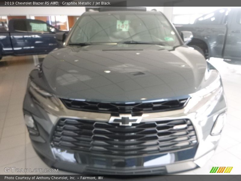 Graphite Metallic / Jet Black 2019 Chevrolet Blazer RS AWD