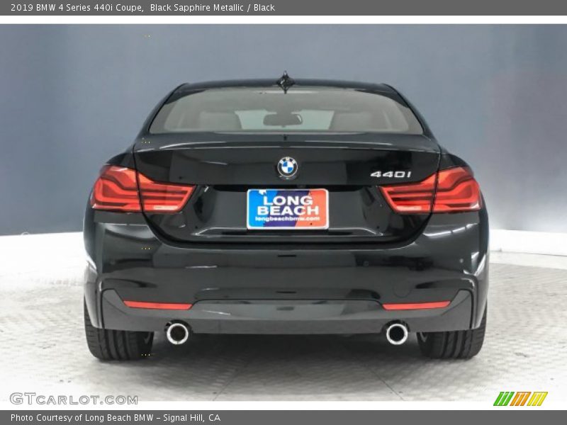 Black Sapphire Metallic / Black 2019 BMW 4 Series 440i Coupe