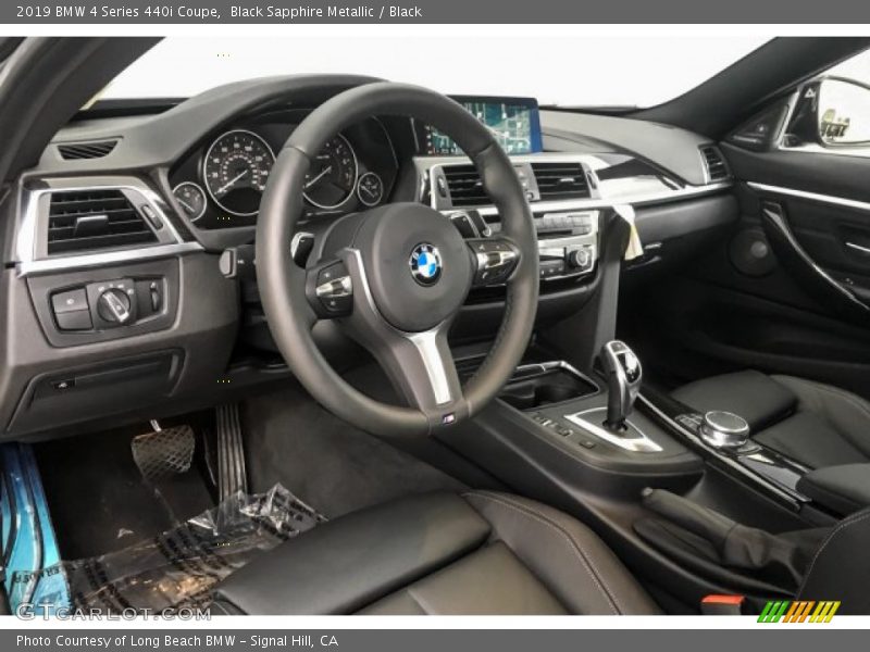 Black Sapphire Metallic / Black 2019 BMW 4 Series 440i Coupe