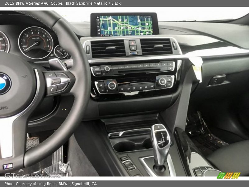 Black Sapphire Metallic / Black 2019 BMW 4 Series 440i Coupe