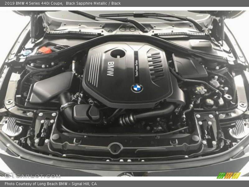Black Sapphire Metallic / Black 2019 BMW 4 Series 440i Coupe