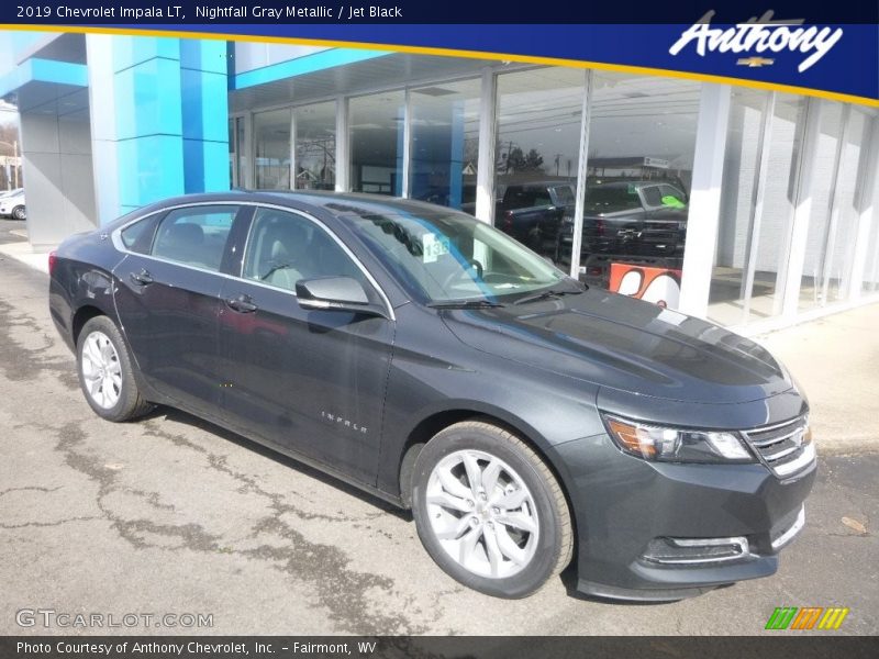Nightfall Gray Metallic / Jet Black 2019 Chevrolet Impala LT