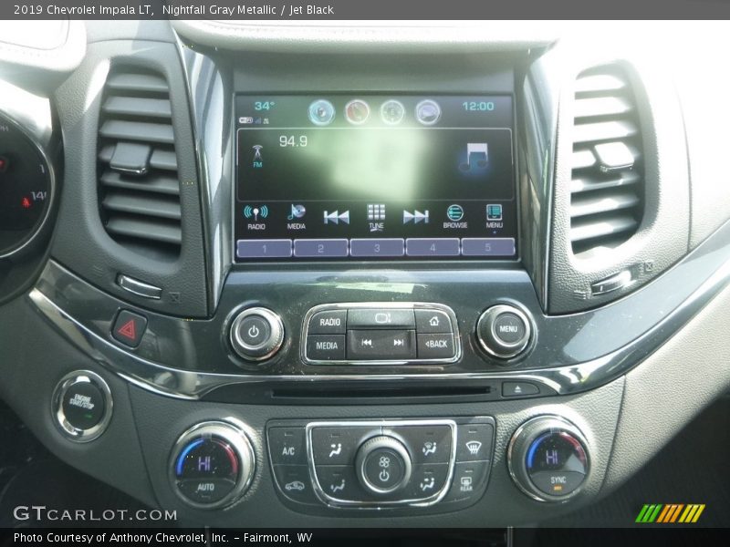 Nightfall Gray Metallic / Jet Black 2019 Chevrolet Impala LT